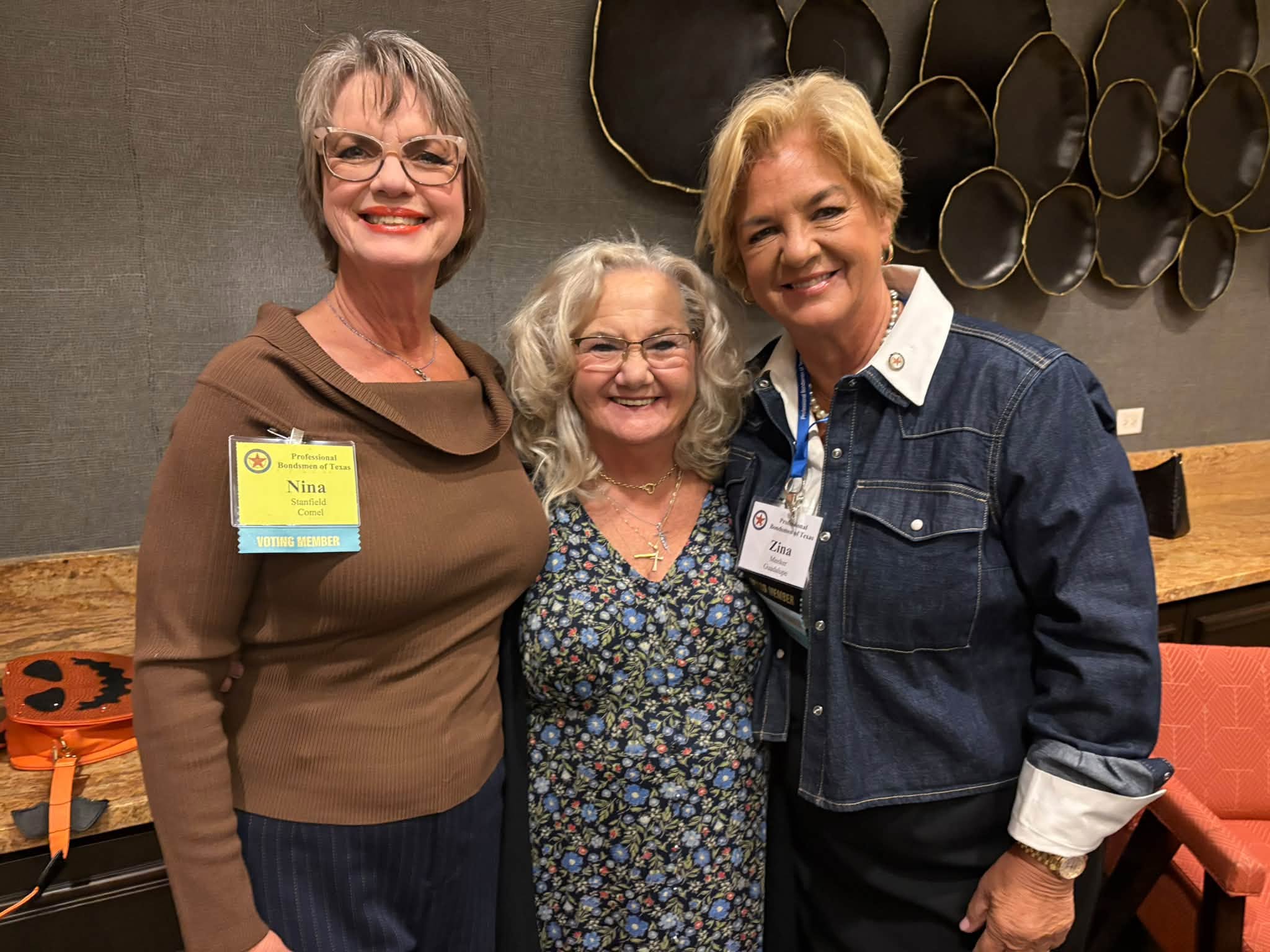 Beverly and friends together at an event
