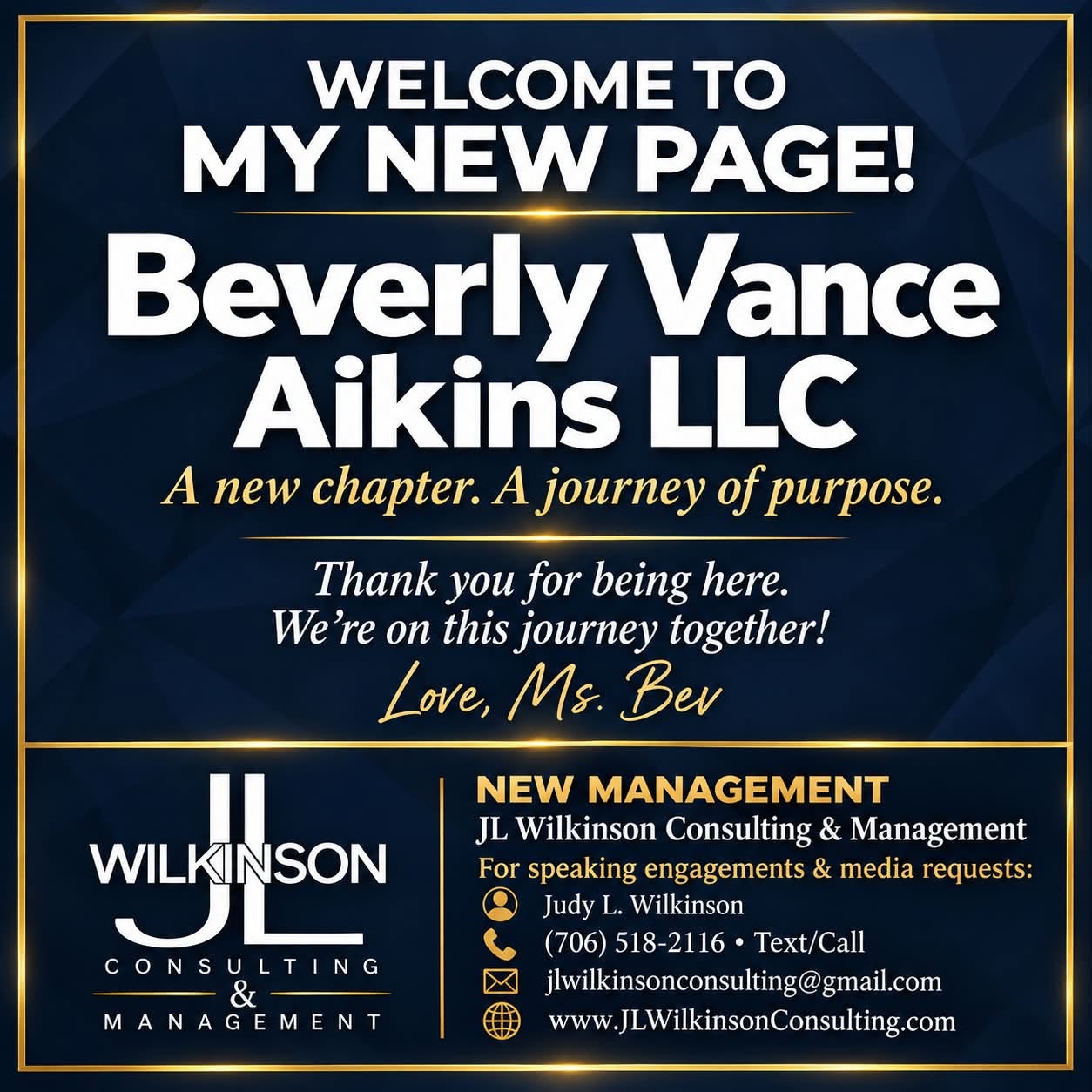 Beverly Vance Aikins LLC welcome announcement